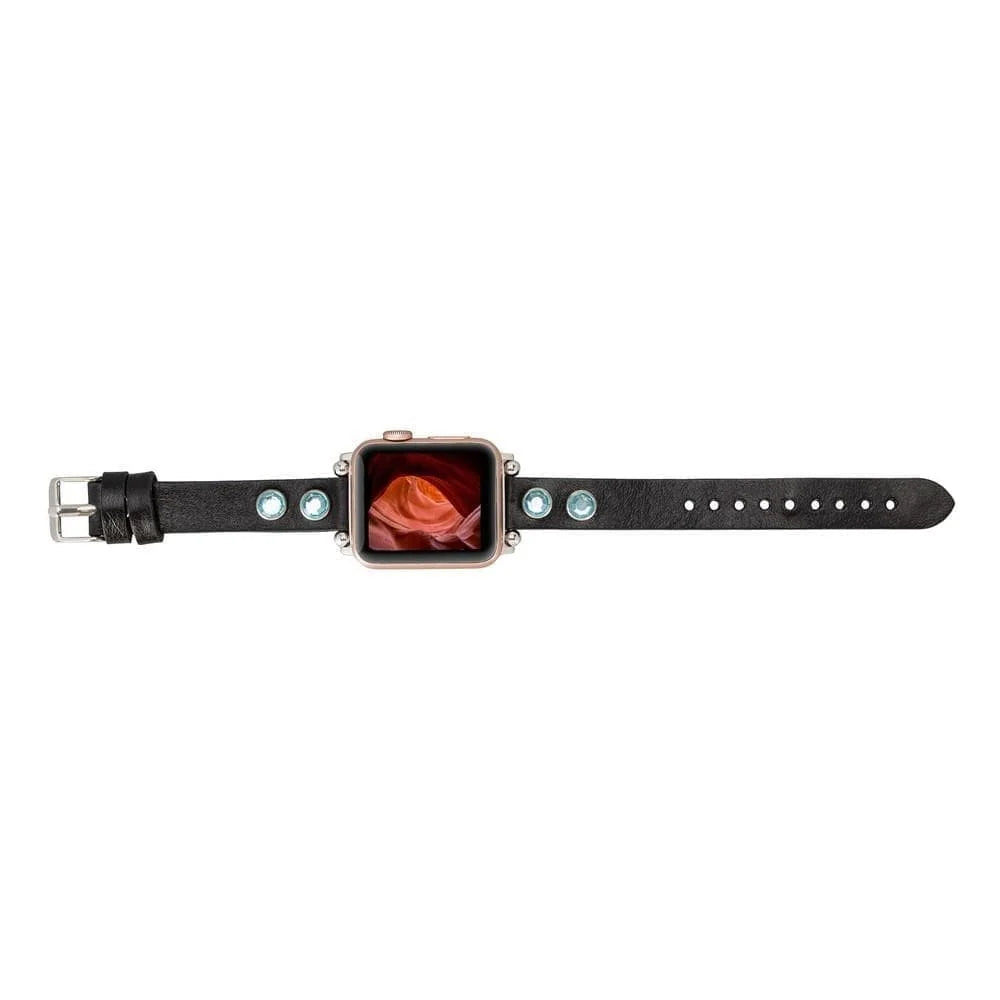 Solitare Ferro Lederarmband für Apple Watch aus echtem Leder