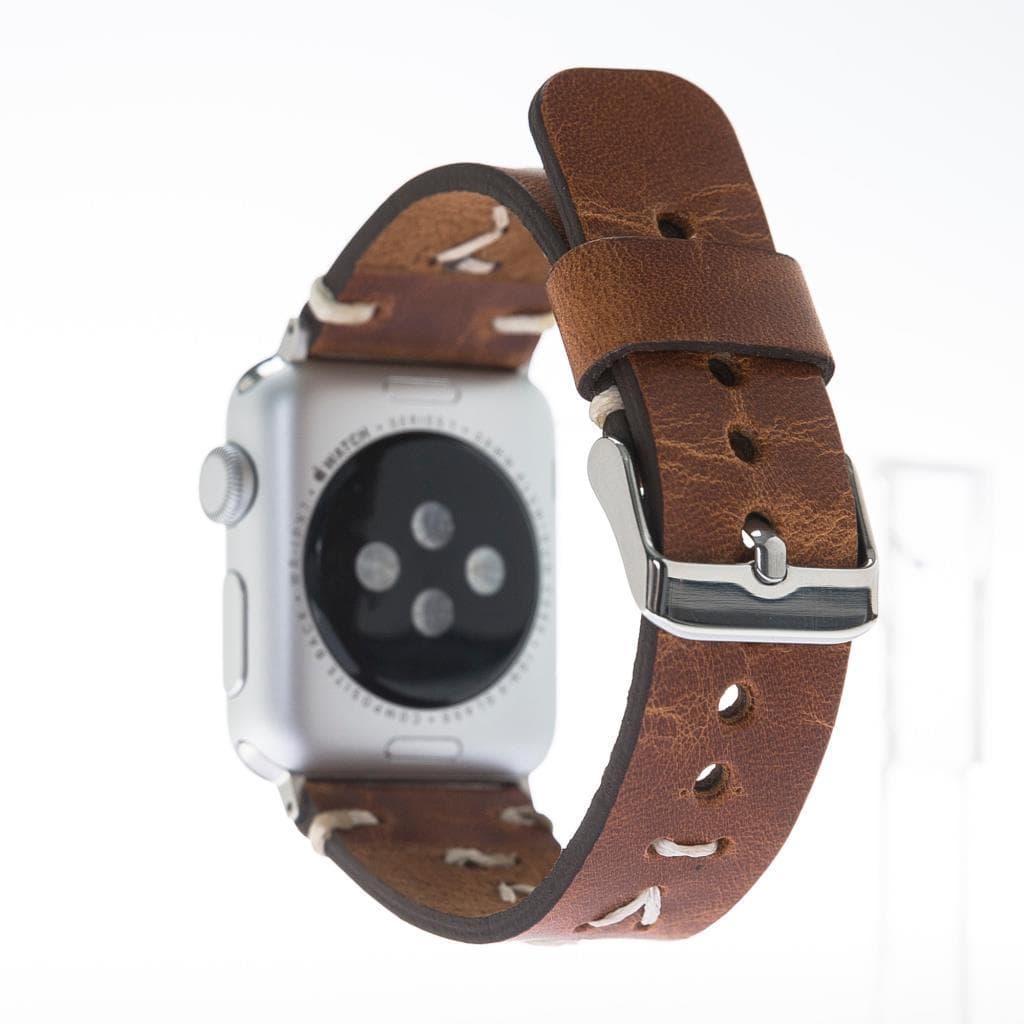 Leather Apple Watch Bands - Omega Style V18