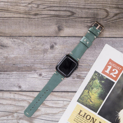 Orfe Lederarmband für Apple Watch aus echtem Leder