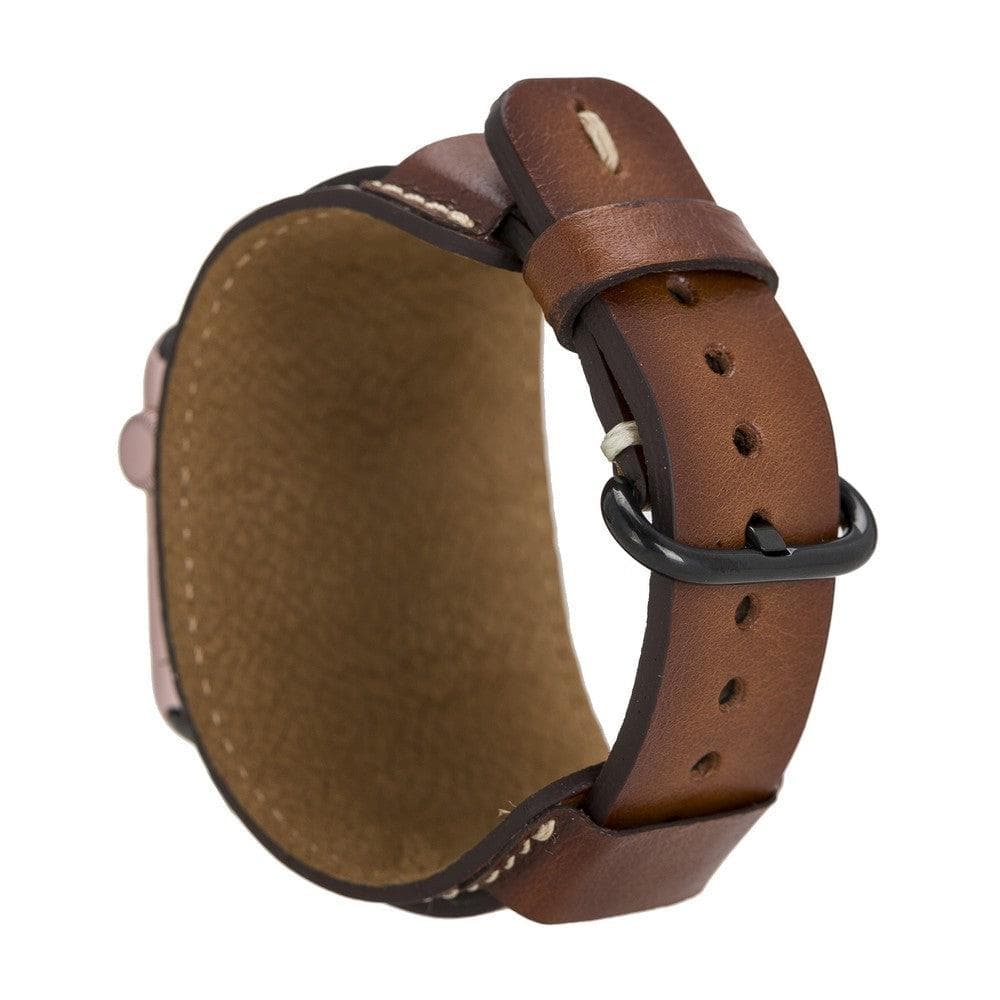 Leather Apple Watch Bands - Pulsar Cuff Style