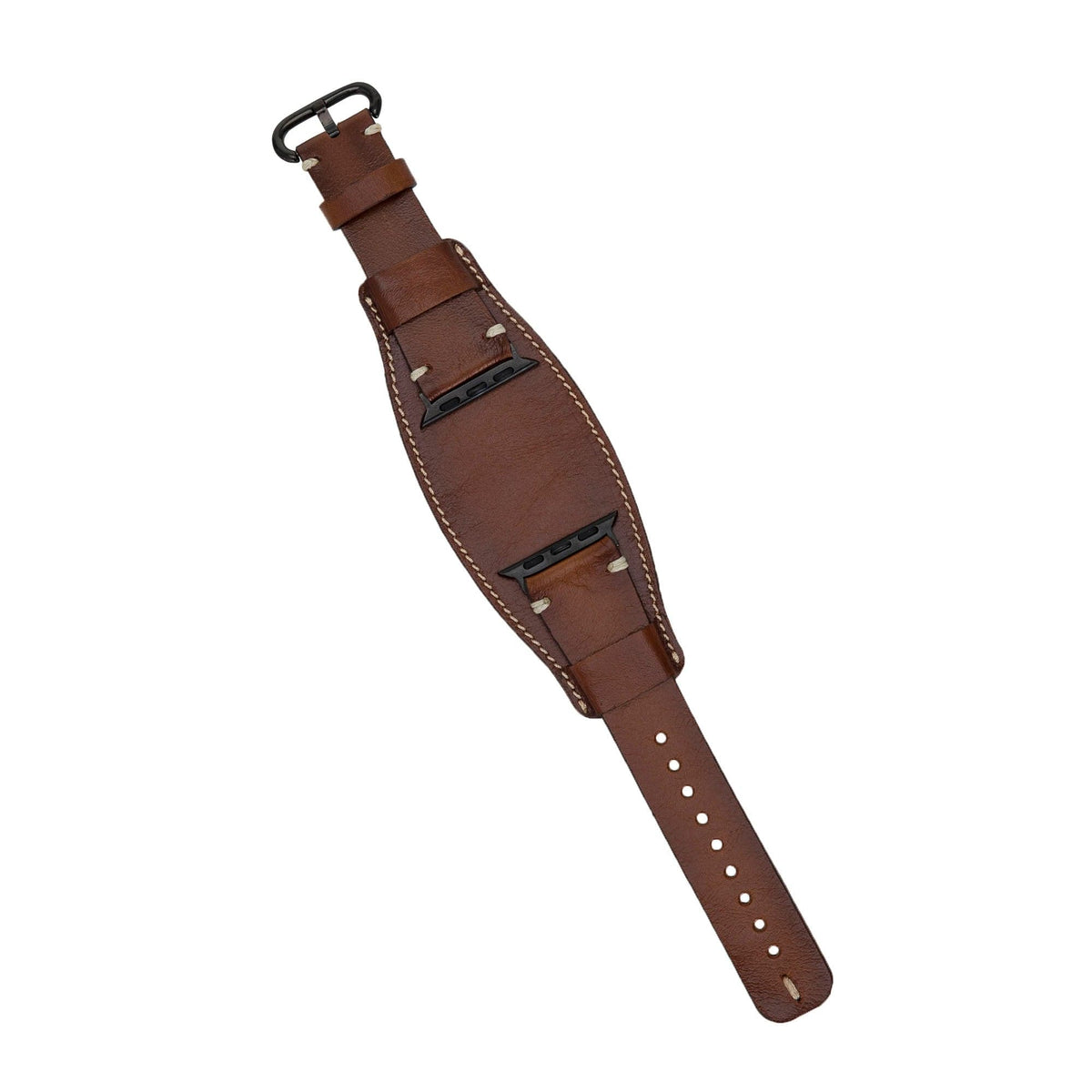 Pulsar Cuff Lederarmband für Apple Watch aus echtem Leder