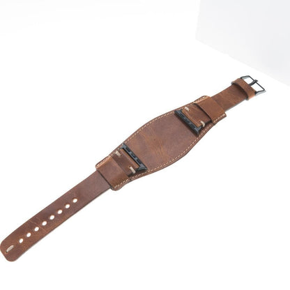 Pulsar Cuff Lederarmband für Apple Watch aus echtem Leder