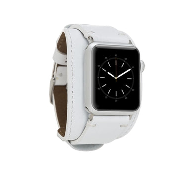 Leather Apple Watch Bands - Pulsar Cuff Style