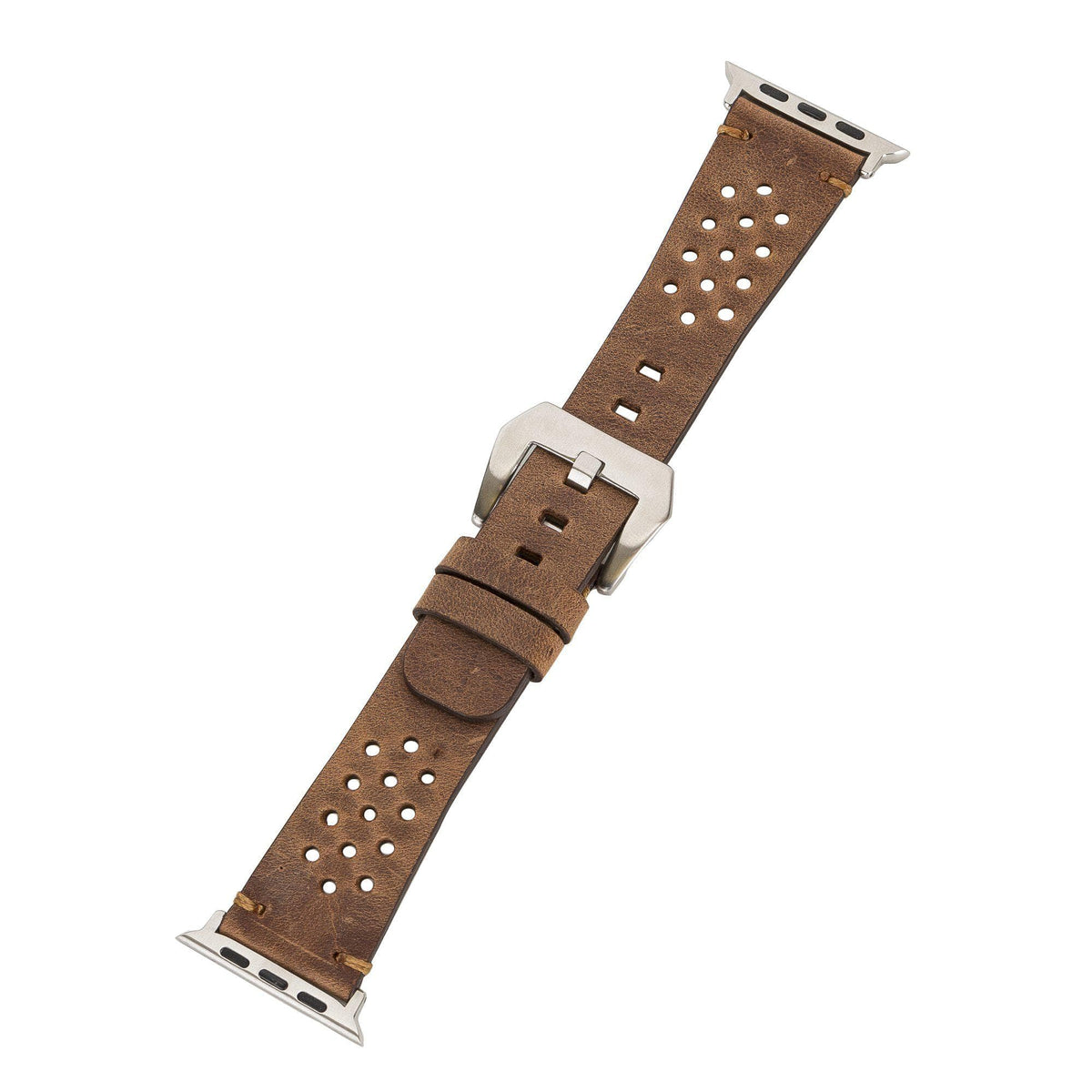 Vigo Lederarmband für Apple Watch aus echtem Leder in Braun