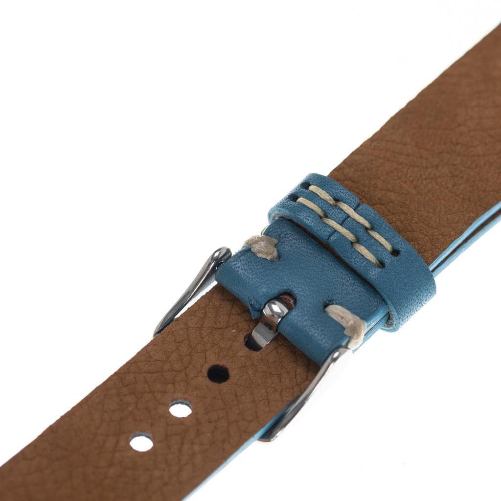 Leather Apple Watch Bands - Welder Style BRN4