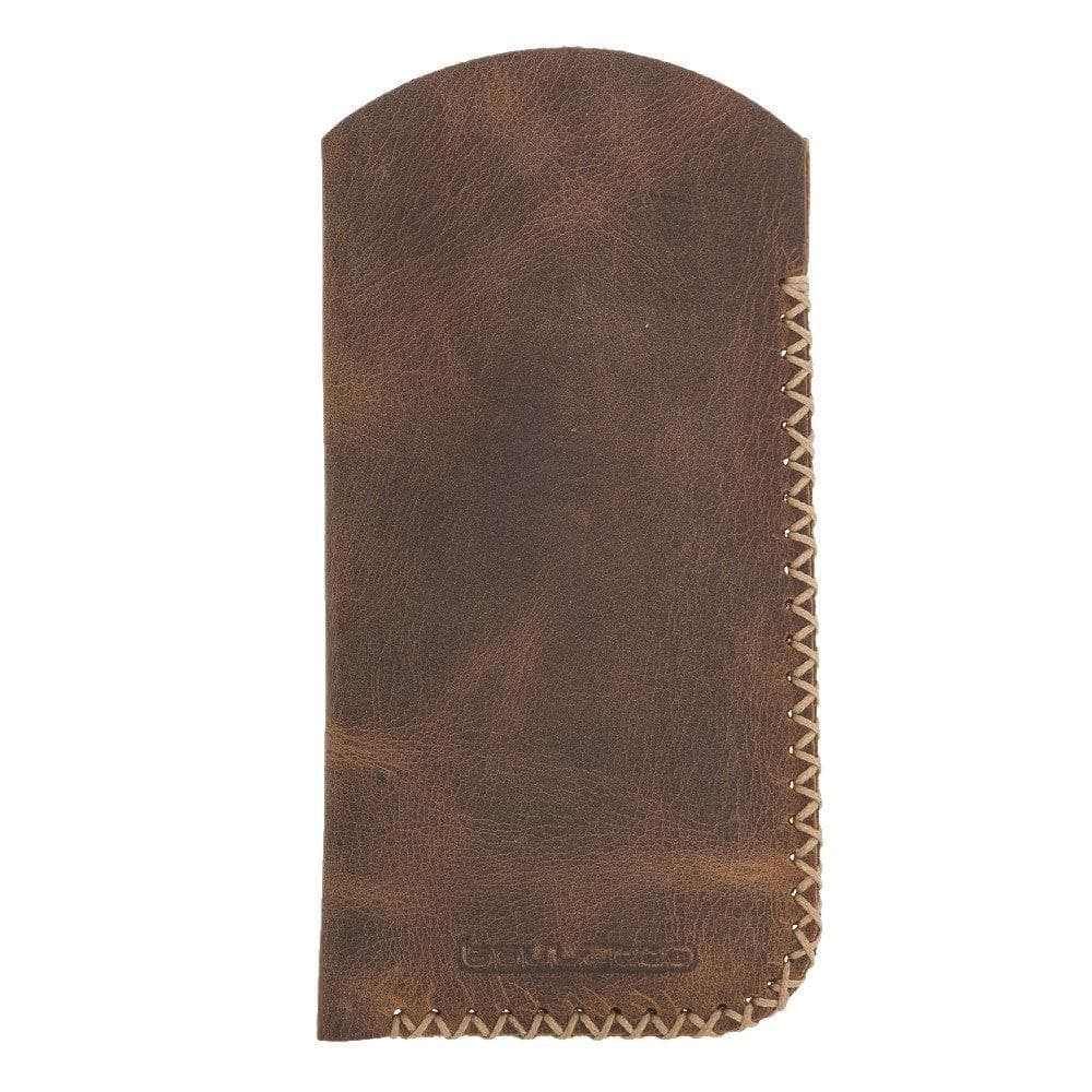 Leather Glasses Cover Brown