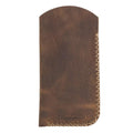 Leather Glasses Cover Brown