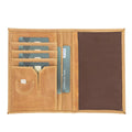 Leather Pasaport Holder Tan