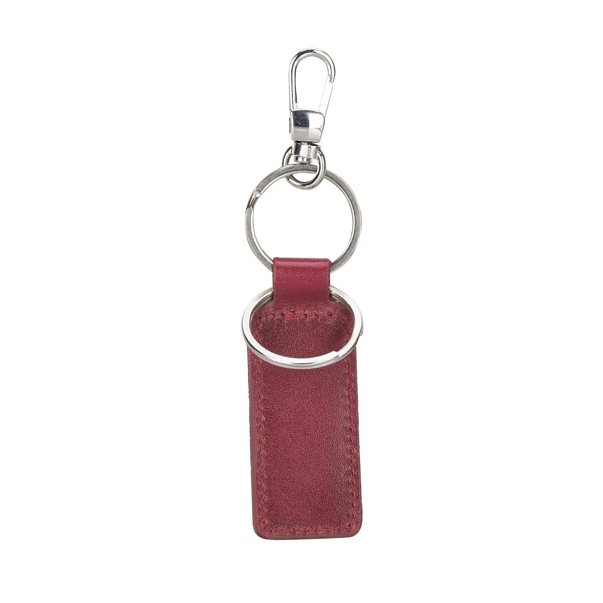Mina Keyring Schlüsselanhänger aus Leder aus echtem Leder
