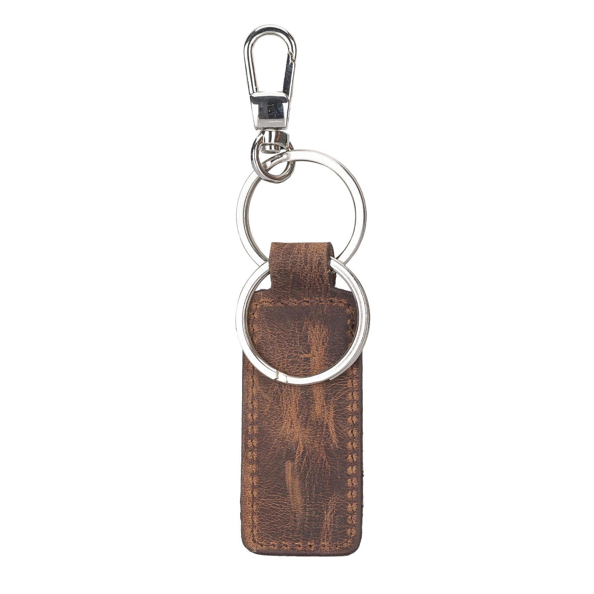 Mina Keyring Schlüsselanhänger aus Leder aus echtem Leder