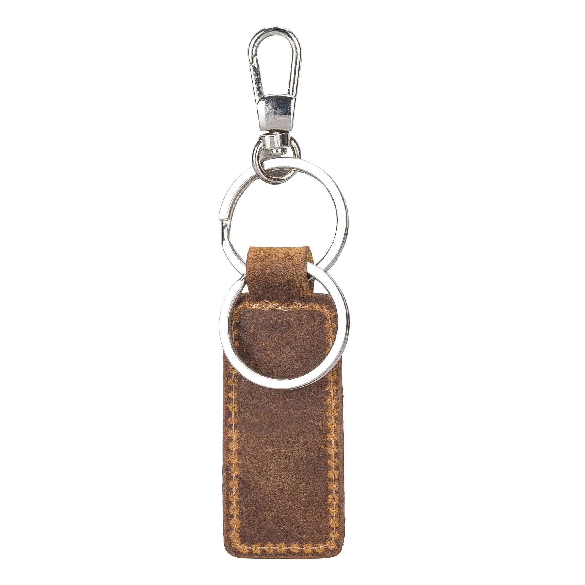 Mina Keyring Schlüsselanhänger aus Leder aus echtem Leder