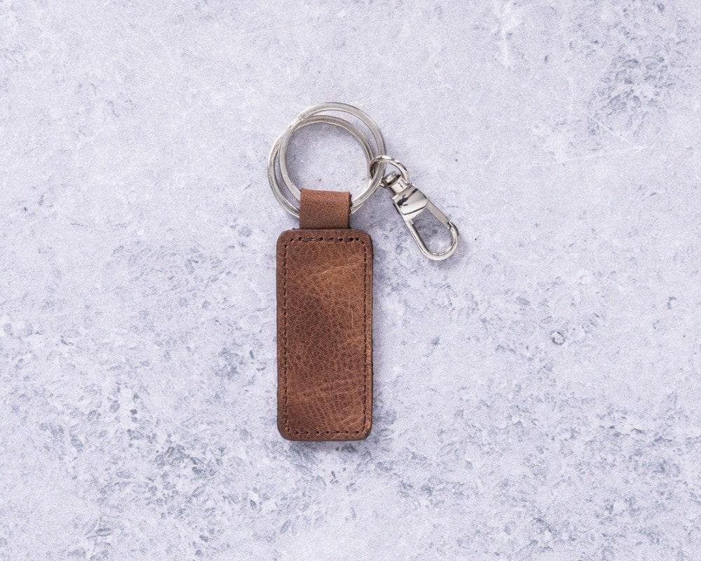 Mina Keyring Schlüsselanhänger aus Leder aus echtem Leder