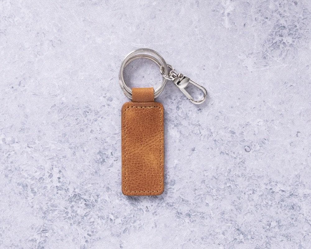 Mina Keyring Schlüsselanhänger aus Leder aus echtem Leder
