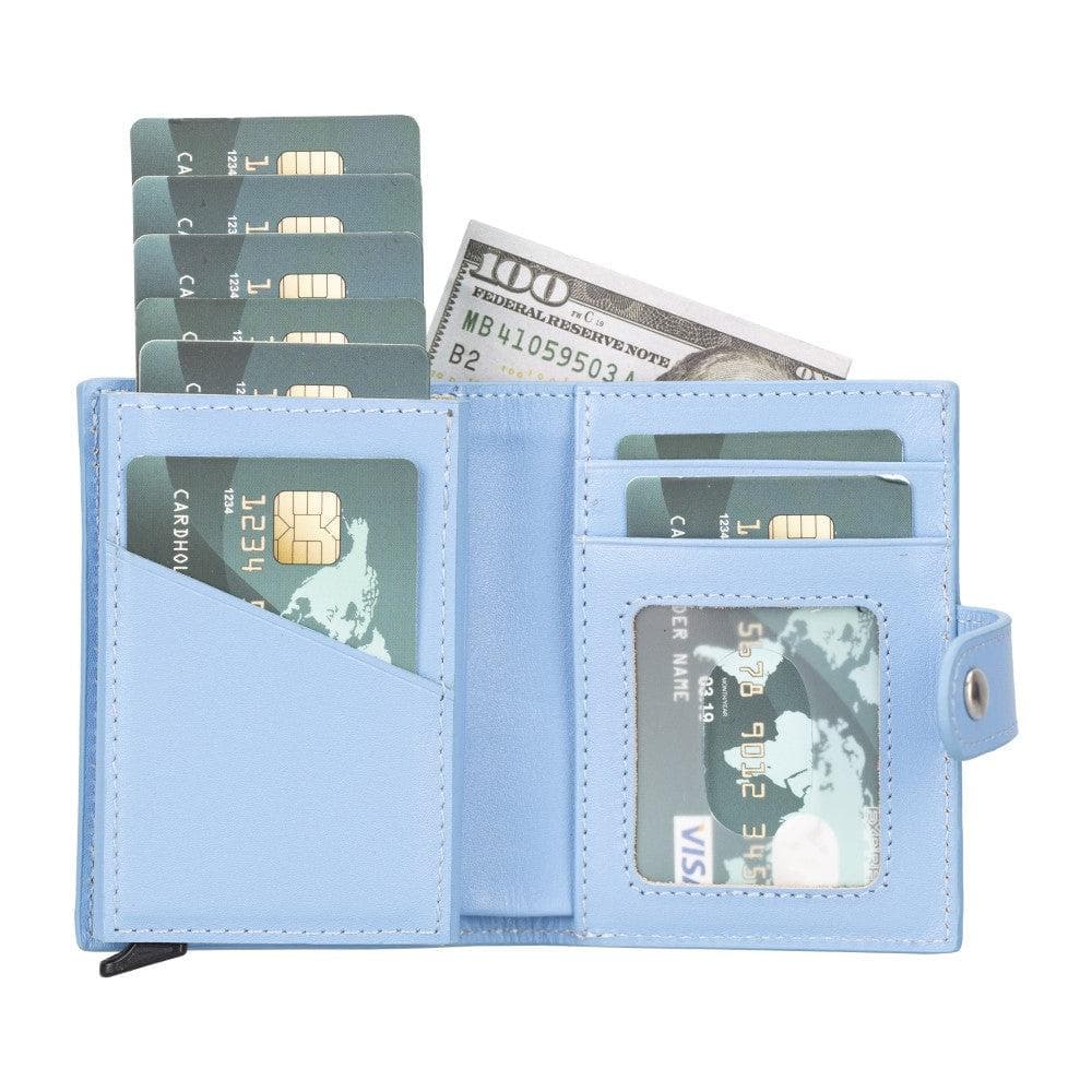 Palertag Leather Mechanical Card Holder Bouletta