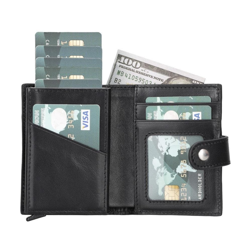 Palertag Leather Mechanical Card Holder RST1 Bouletta