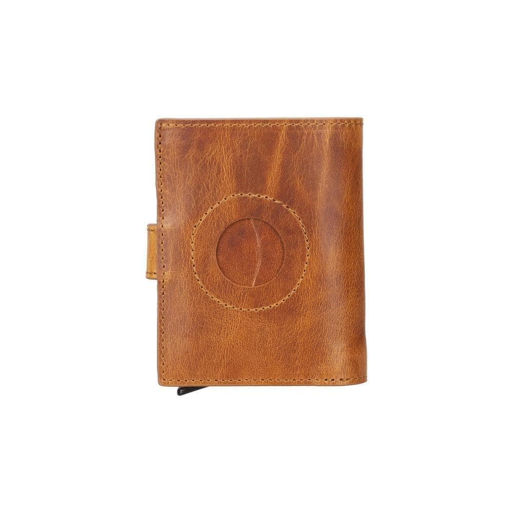 Palertag Leather Mechanical Card Holder Bouletta