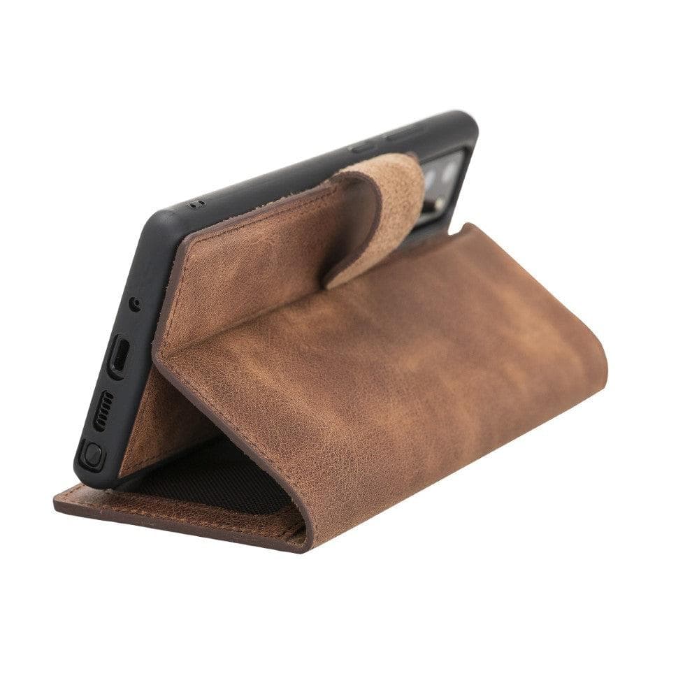 Magic Abnehmbar Leder Wallet Case für Samsung Galaxy Note 20 Ultra aus echtem Leder