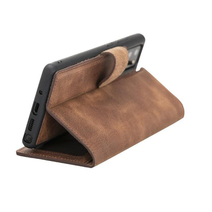 Magic Abnehmbar Leder Wallet Case für Samsung Galaxy Note 20 Ultra aus echtem Leder