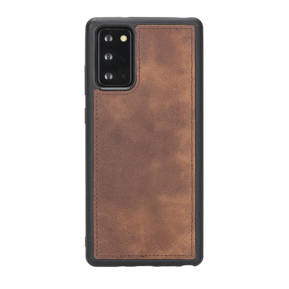 Magic Abnehmbar Leder Wallet Case für Samsung Galaxy Note 20 aus echtem Leder