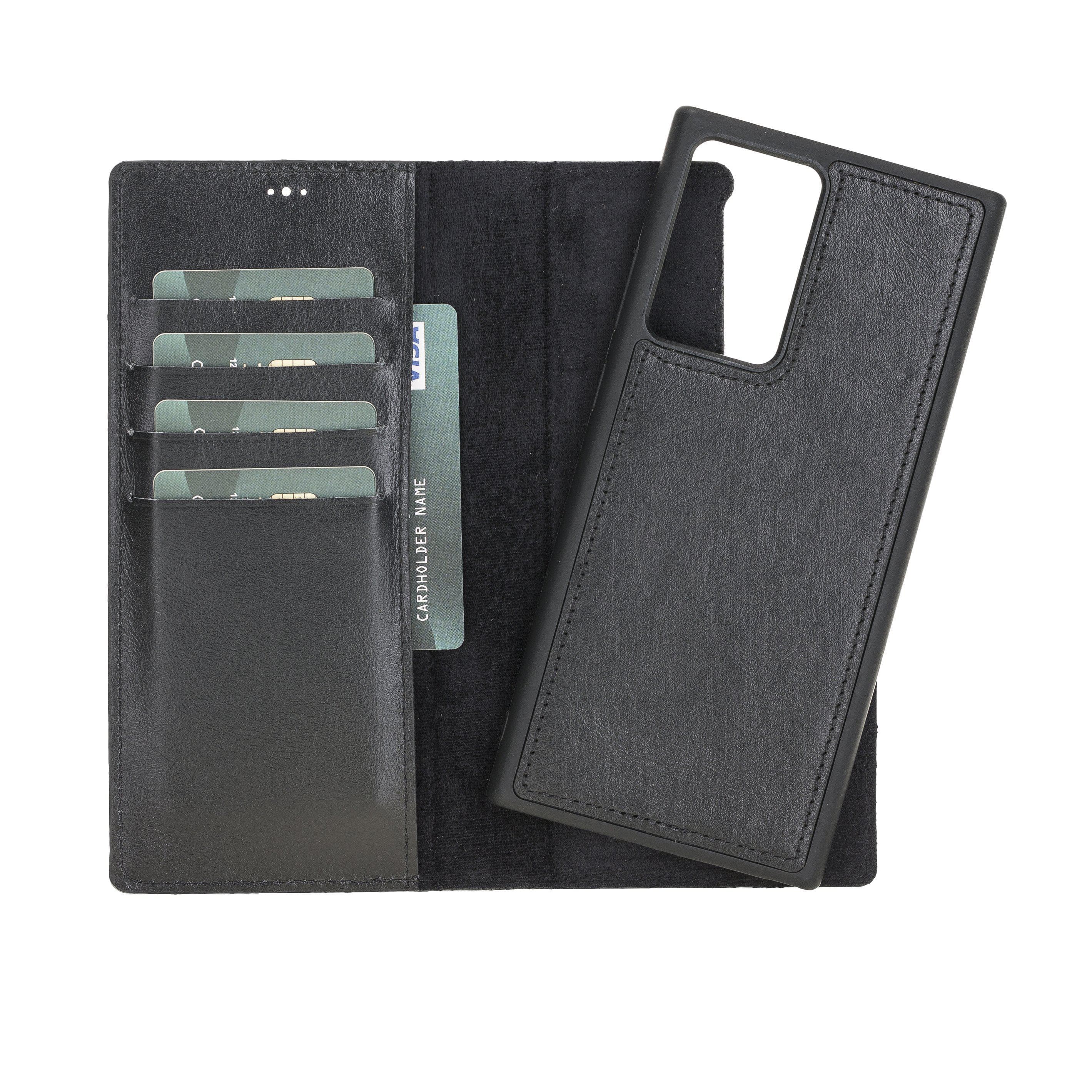 Magic Abnehmbar Leder Wallet Case für Samsung Galaxy Note 20 Ultra aus echtem Leder