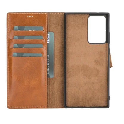 Magic Abnehmbar Leder Wallet Case für Samsung Galaxy Note 20 Ultra aus echtem Leder