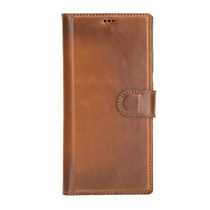 Magic Abnehmbar Leder Wallet Case für Samsung Galaxy Note 20 aus echtem Leder