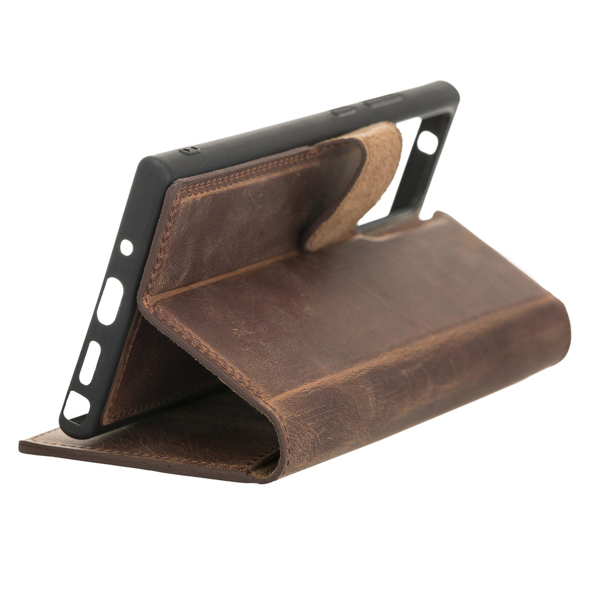 Magic Abnehmbar Leder Wallet Case für Samsung Galaxy Note 20 aus echtem Leder
