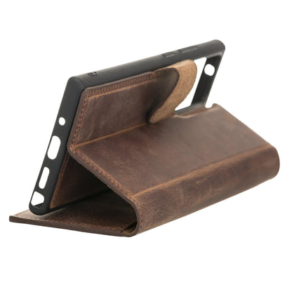 Magic Abnehmbar Leder Wallet Case für Samsung Galaxy Note 20 Ultra aus echtem Leder