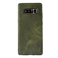 Samsung Galaxy Note 8 Leather SANTA Wallet Case GREEN