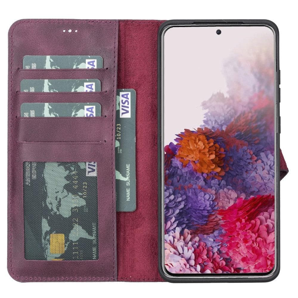 Magic Abnehmbar Leder Wallet Case für Samsung Galaxy S20 Ultra aus echtem Leder