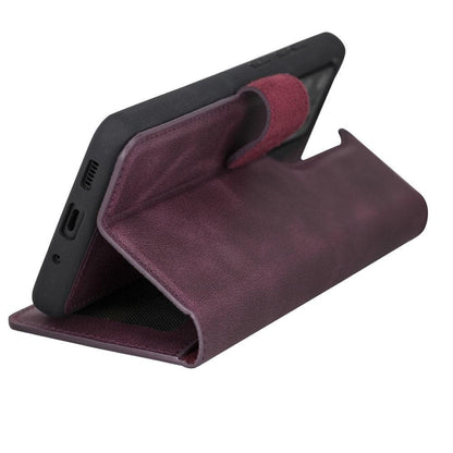 Magic Abnehmbar Leder Wallet Case für Samsung Galaxy S20 Ultra aus echtem Leder