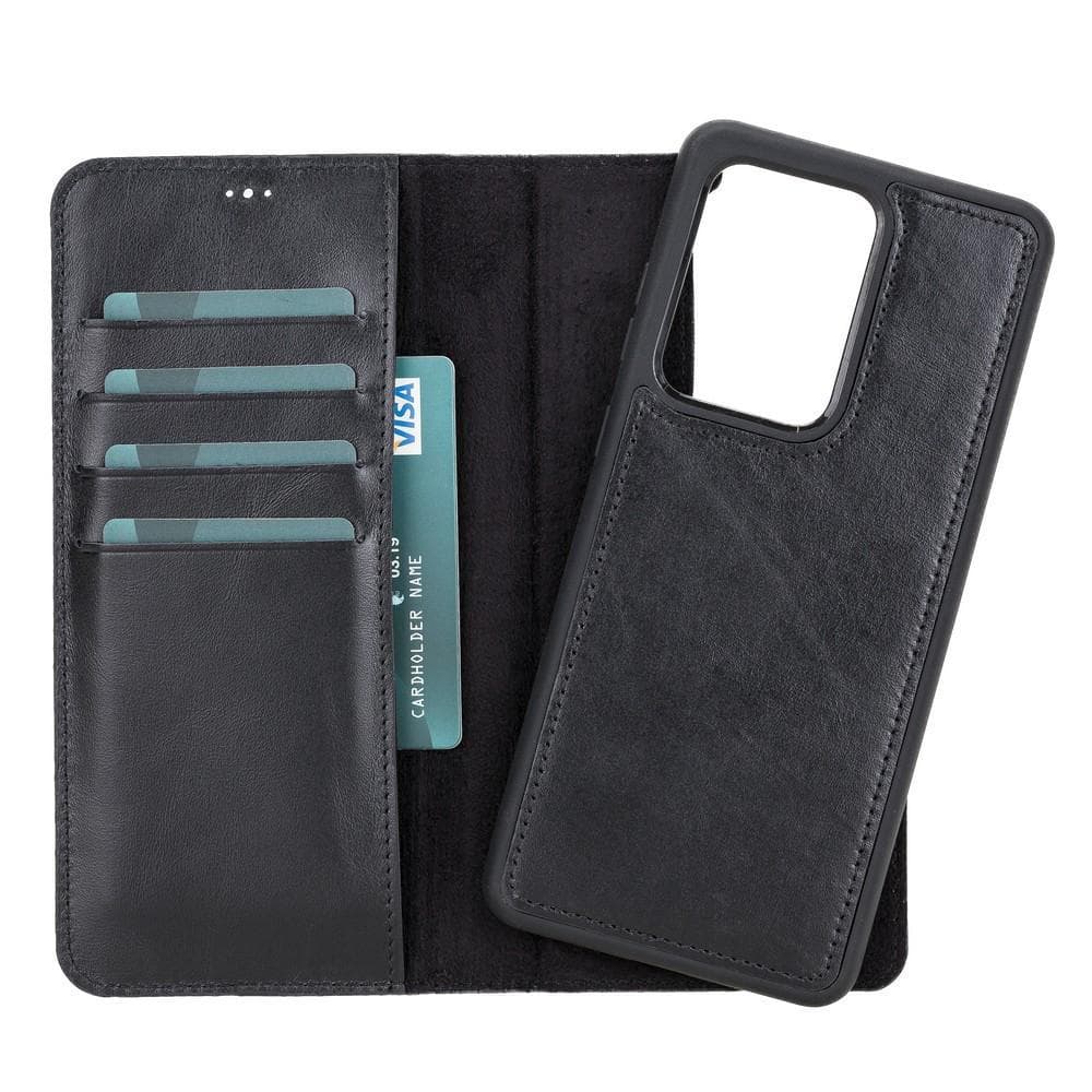 Magic Abnehmbar Leder Wallet Case für Samsung Galaxy S20 FE aus echtem Leder