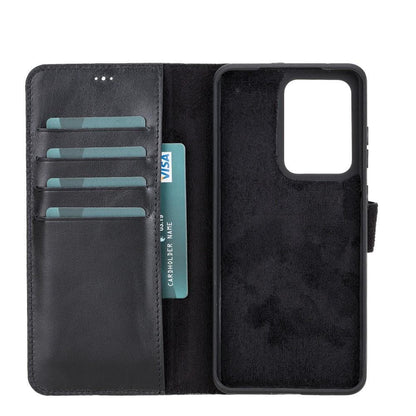 Magic Abnehmbar Leder Wallet Case für Samsung Galaxy S20 Ultra aus echtem Leder