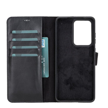 Magic Abnehmbar Leder Wallet Case für Samsung Galaxy S20 FE aus echtem Leder