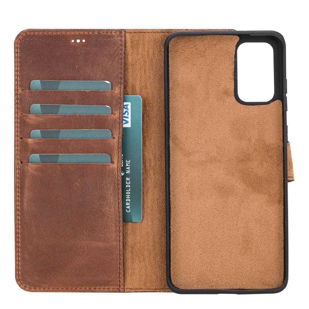Magic Abnehmbar Leder Wallet Case für Samsung Galaxy S20 Ultra aus echtem Leder