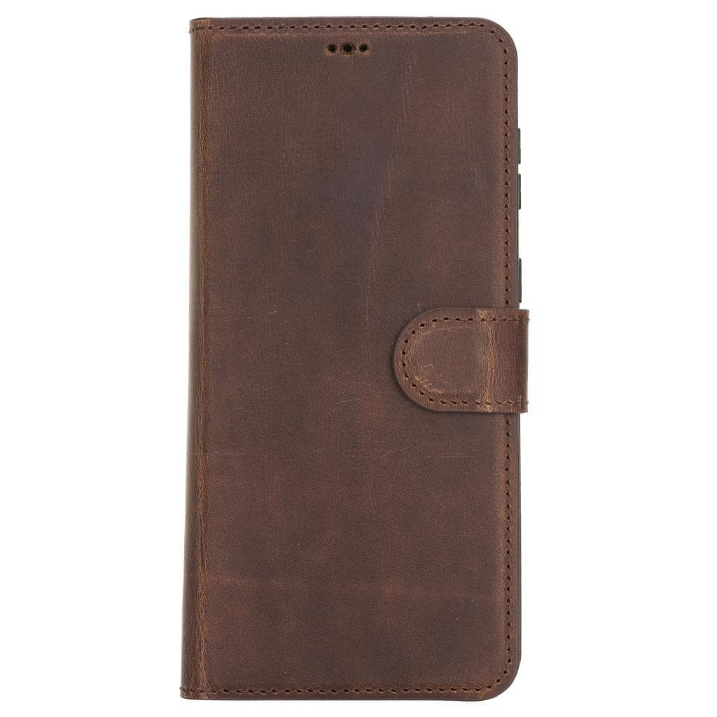 Magic Abnehmbar Leder Wallet Case für Samsung Galaxy S21 Plus aus echtem Leder