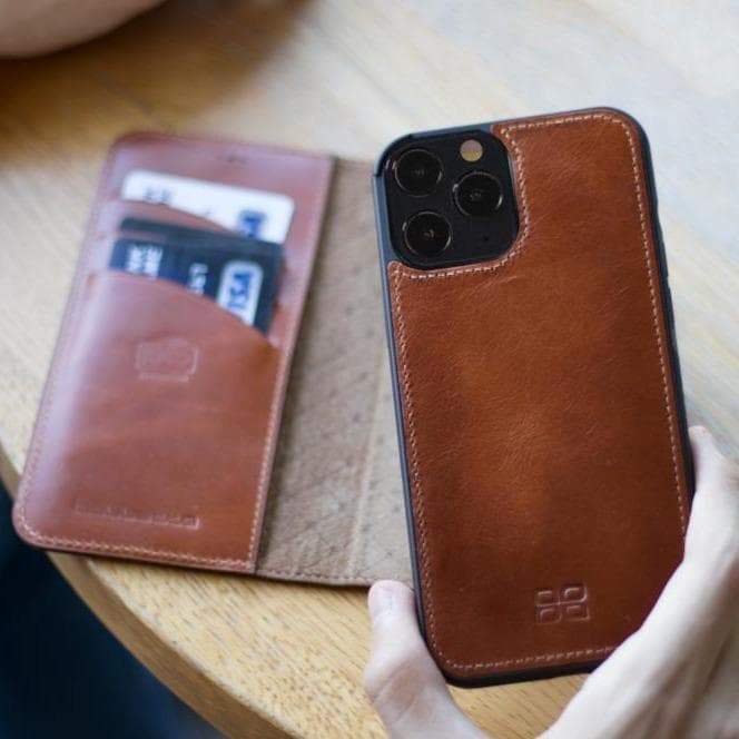 Magic Abnehmbar Leder Wallet Case für Samsung Galaxy S21 Plus aus echtem Leder