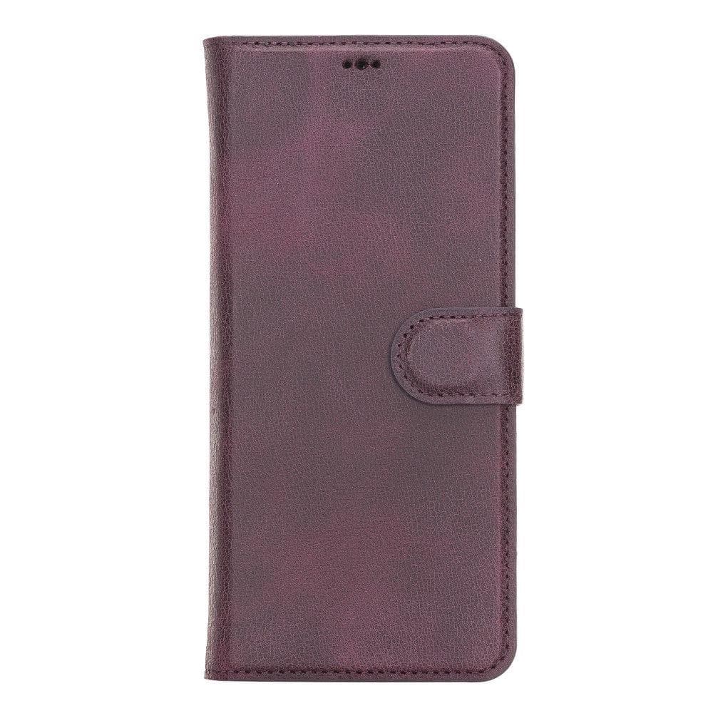 Magic Abnehmbar Leder Wallet Case für Samsung Galaxy S21 Ultra aus echtem Leder