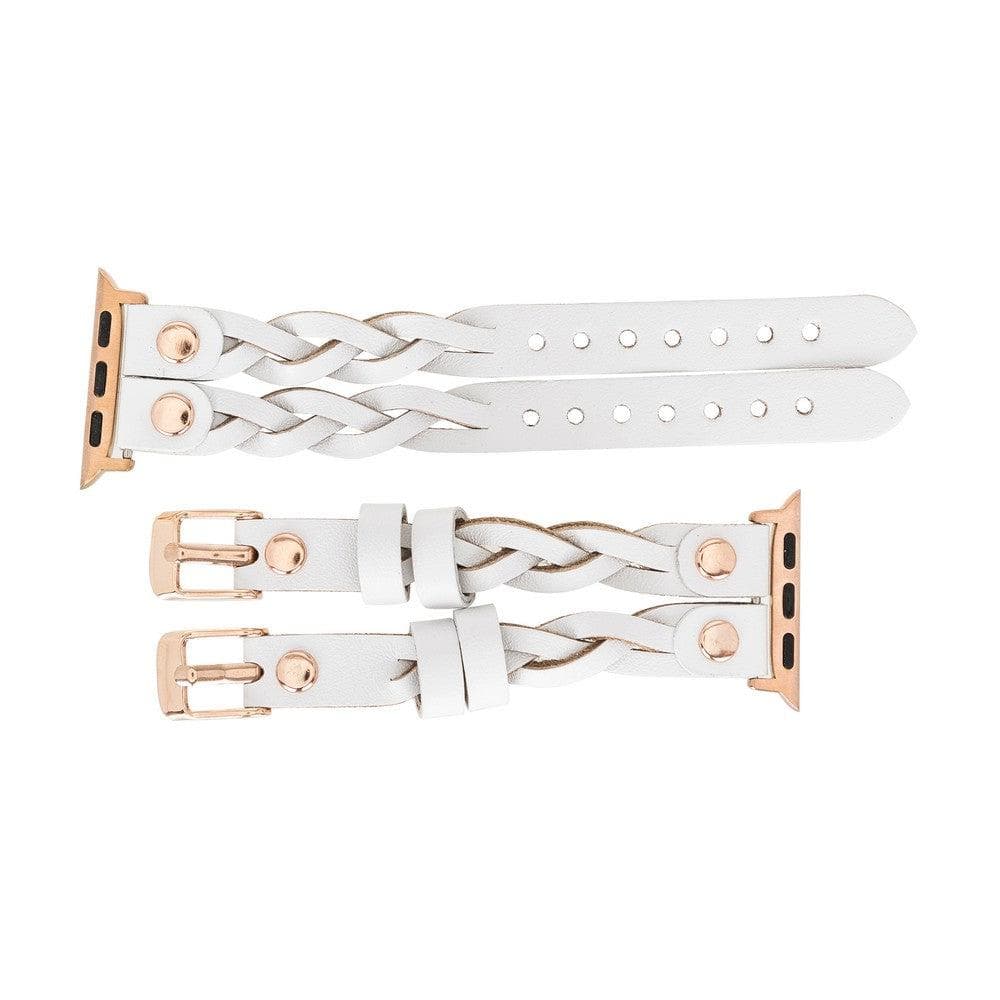 York Double Lederarmband für Apple Watch aus echtem Leder