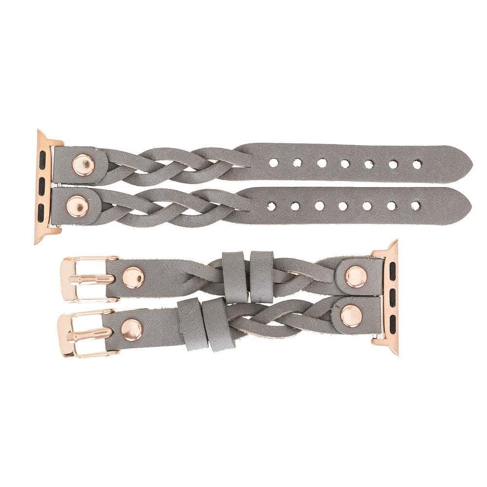 York Double Lederarmband für Apple Watch aus echtem Leder