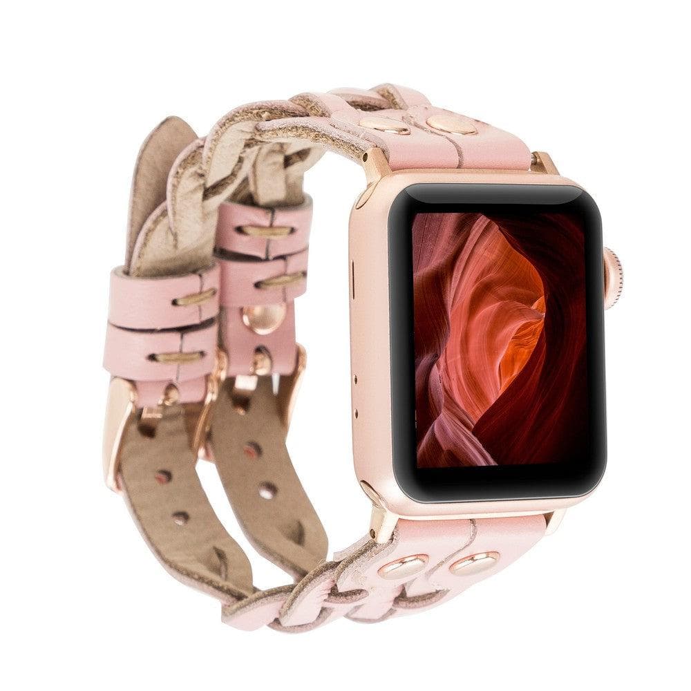 York Double Lederarmband für Apple Watch aus echtem Leder