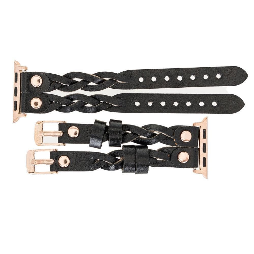 York Double Lederarmband für Apple Watch aus echtem Leder