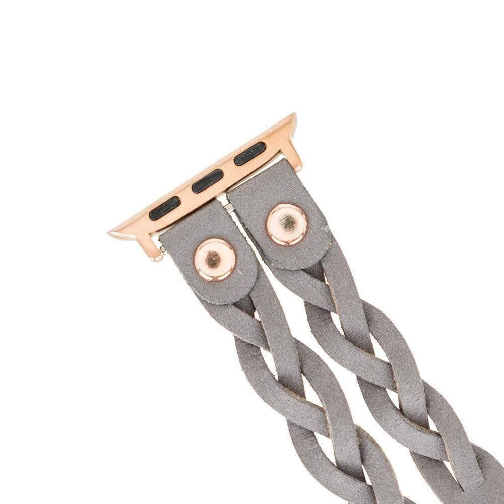 York Double Lederarmband für Apple Watch aus echtem Leder