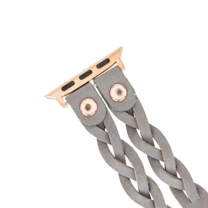 York Double Lederarmband für Apple Watch aus echtem Leder