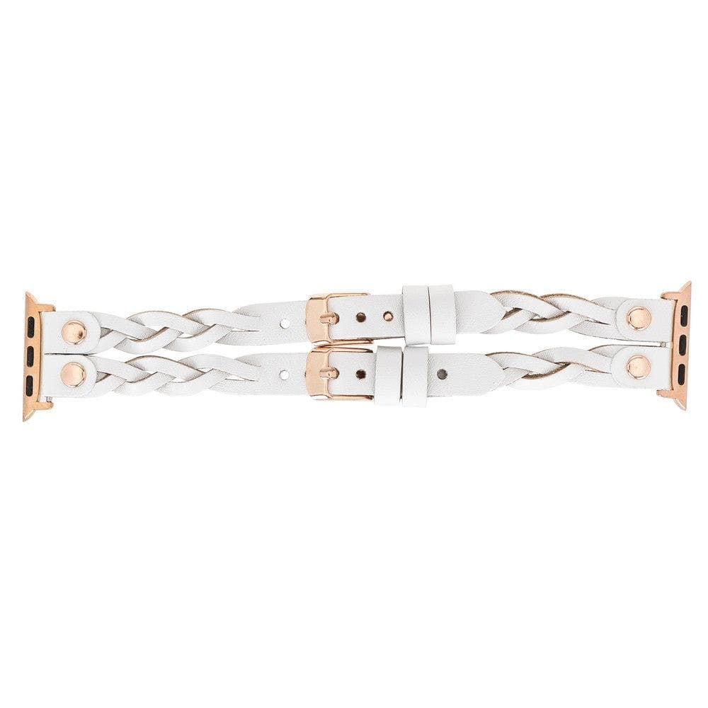 York Double Lederarmband für Apple Watch aus echtem Leder