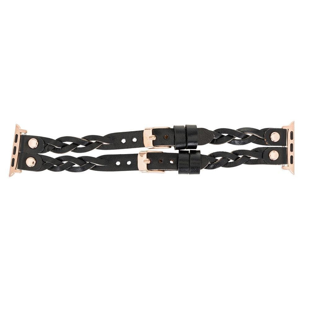 York Double Lederarmband für Apple Watch aus echtem Leder