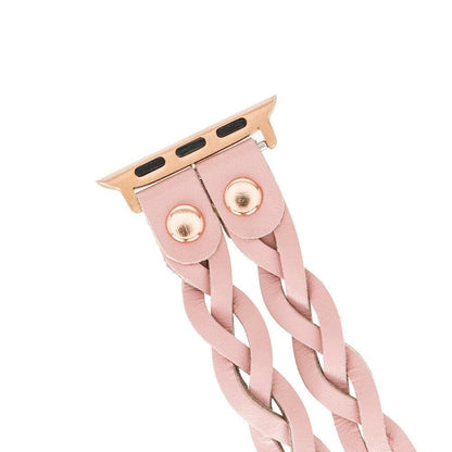 York Double Lederarmband für Apple Watch aus echtem Leder