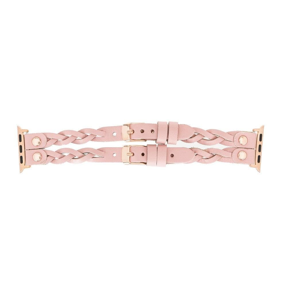 York Double Lederarmband für Apple Watch aus echtem Leder