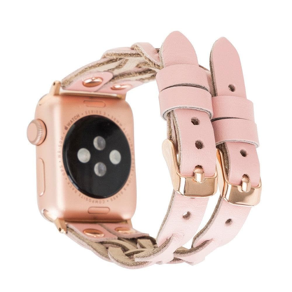 York Double Lederarmband für Apple Watch aus echtem Leder