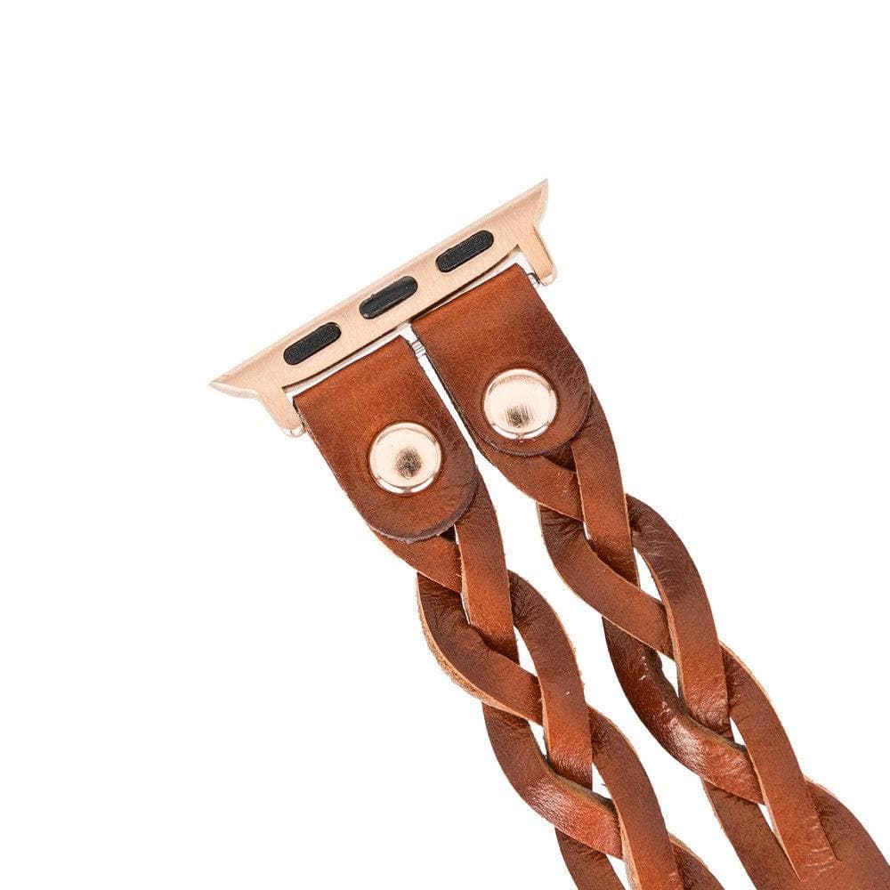 York Double Lederarmband für Apple Watch aus echtem Leder
